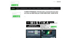 Desktop Screenshot of espacioabiertosevilla.com